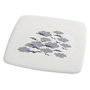 Voir la diapositive 1 : RIDDER RIDDER Tapis de douche Helgoland 54x54 cm blanc et bleu