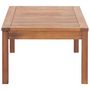 Voir la diapositive 5 : VIDAXL Salon de jardin 4 pcs avec coussins Bois d'acacia solide