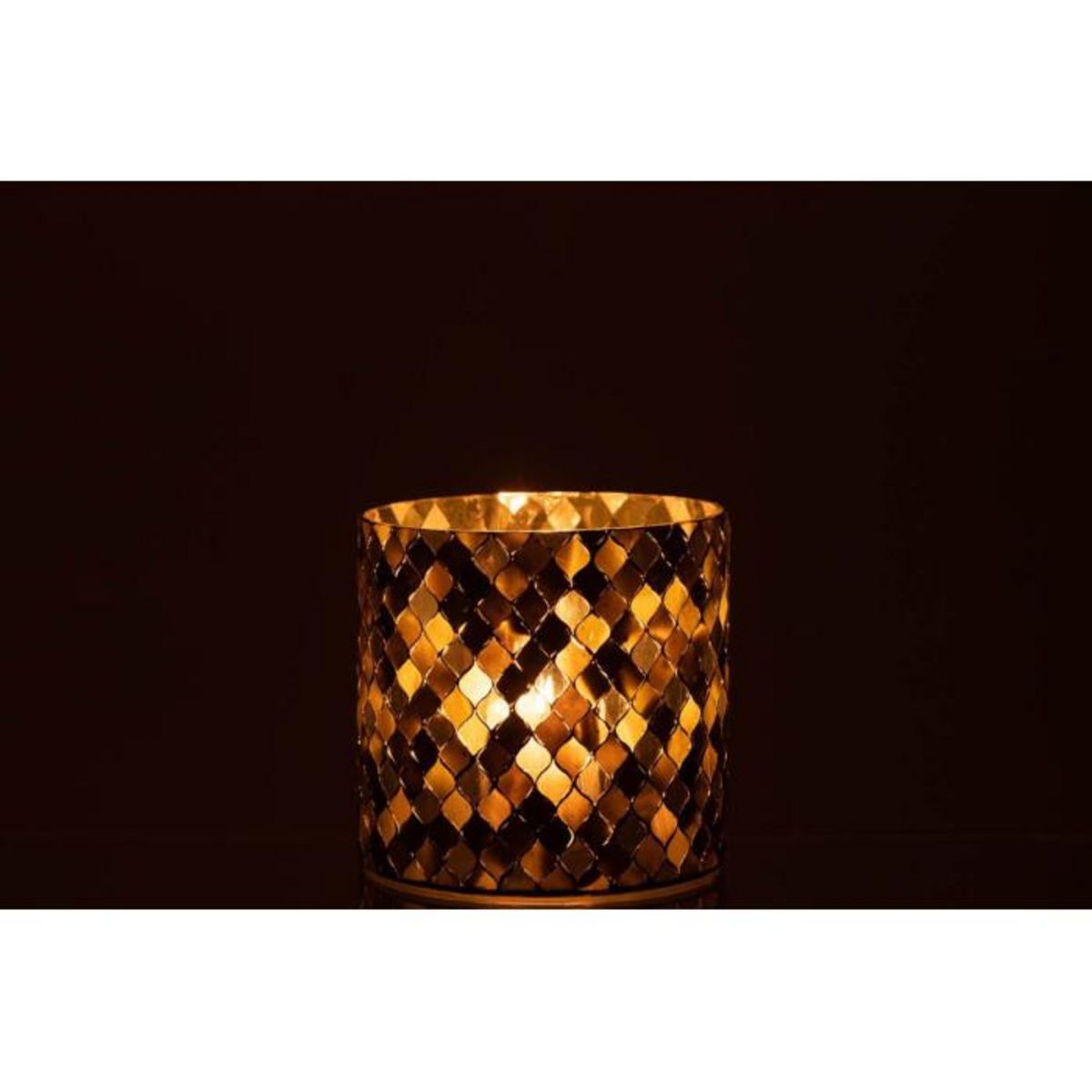 Paris Prix Photophore Déco Mosaïque  Tom  15cm Vert