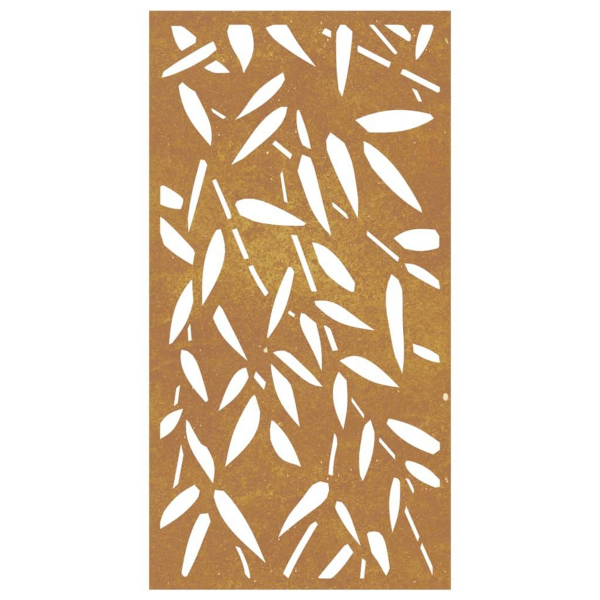 VIDAXL Decoration murale jardin 105x55 cm design de feuille de bambou
