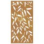 Voir la diapositive 4 : VIDAXL Decoration murale jardin 105x55 cm design de feuille de bambou