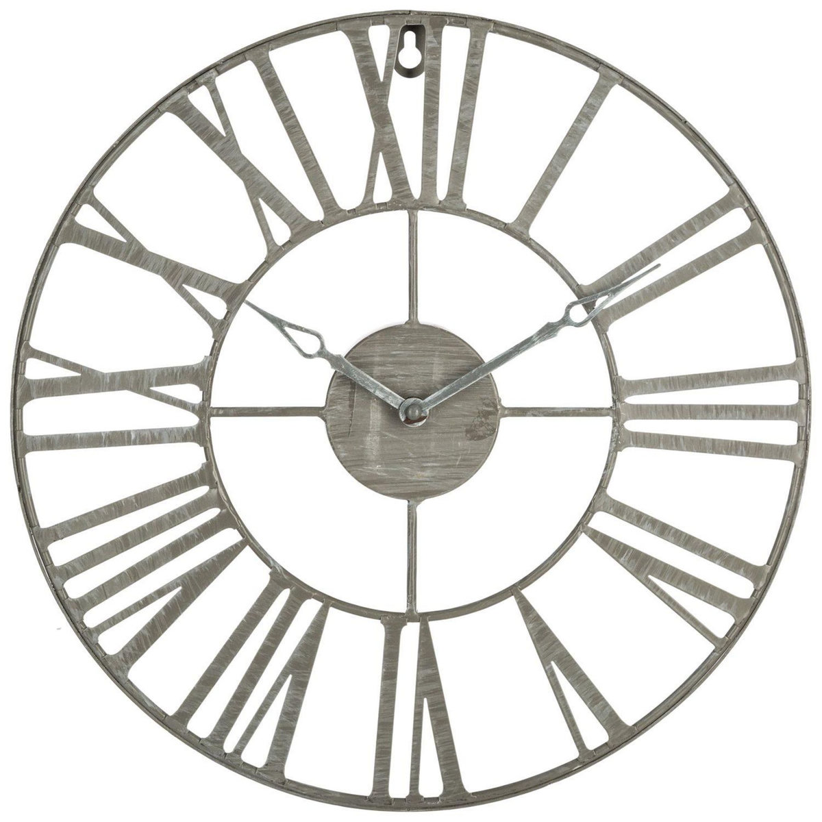 ATMOSPHERA Pendule en métal Vintage - Diam. 36 cm