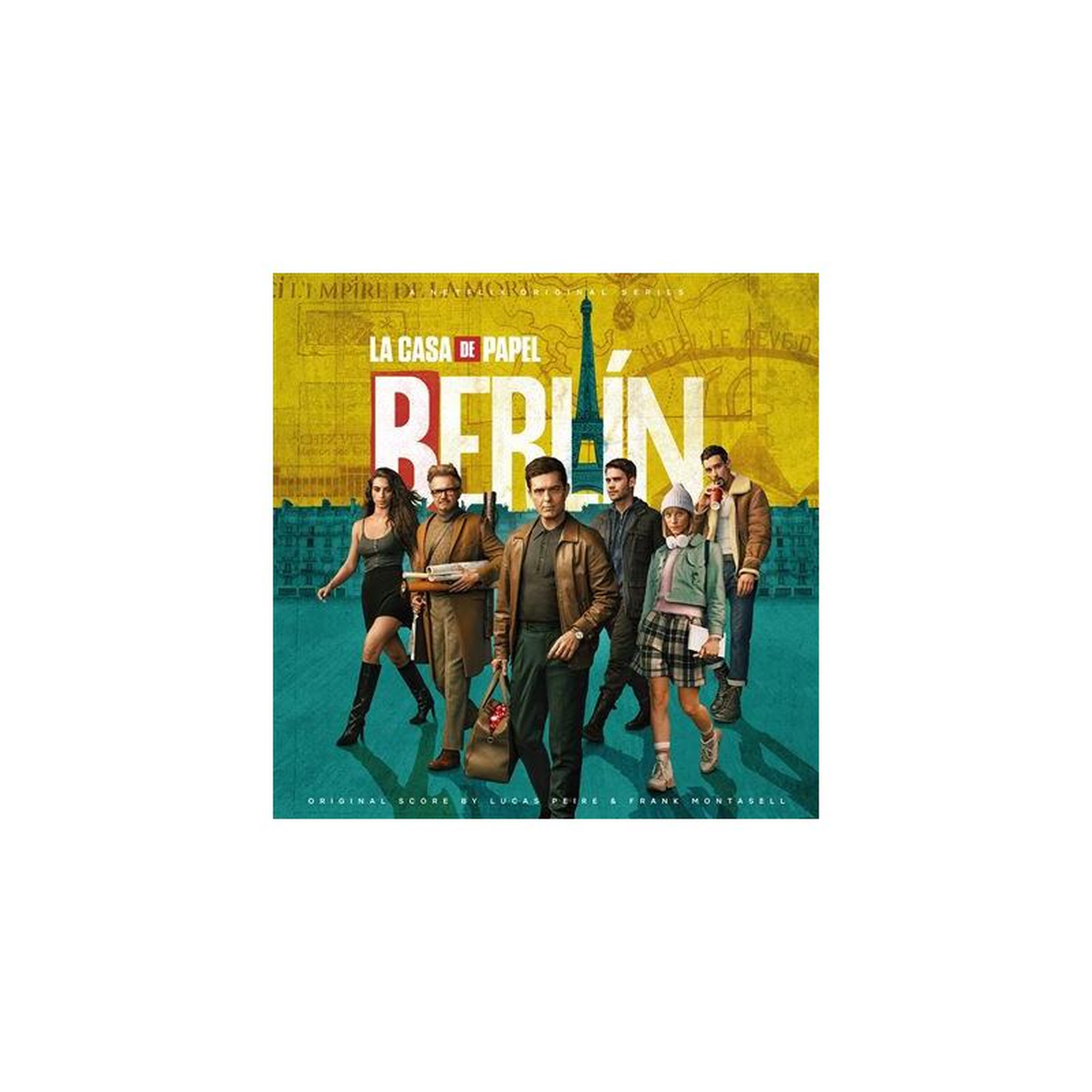 Berlin (ost) édition limitée double vinyle turquoise 180 g, insert, musique de lucas peire & frank