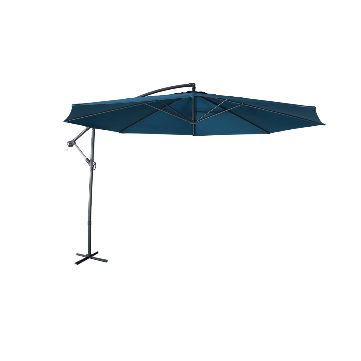 SWEEEK Parasol déporté rond Hardelot diamètre 350cm excentré  8 baleines