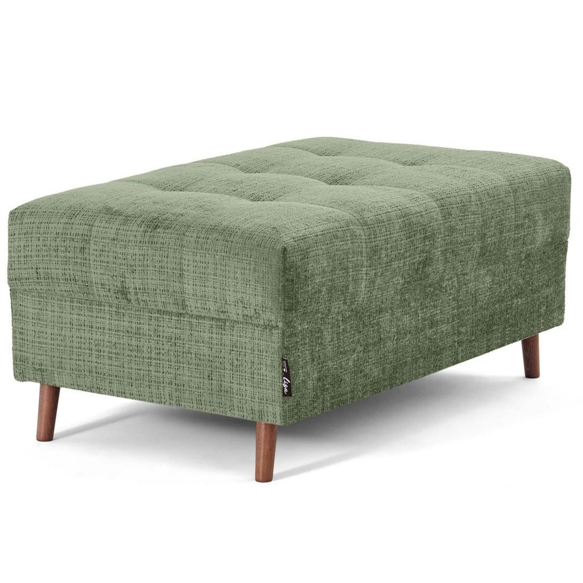 Voir la diapositive 2 : LISA DESIGN Rune - pouf en velours texturé