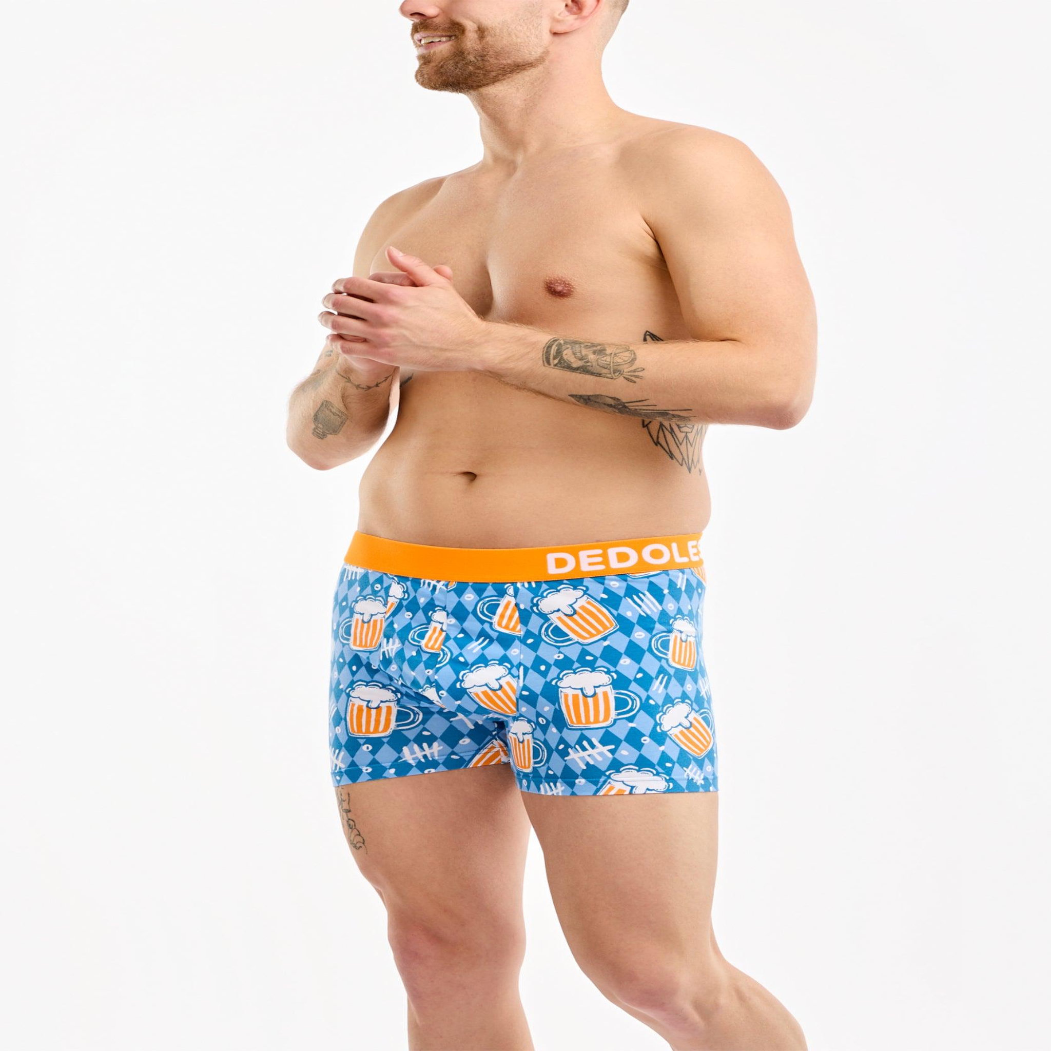 Voir la diapositive 2 : DEDOLES Boxer homme comptage de bières