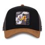 Voir la diapositive 2 : CAPSLAB Casquette homme trucker mix de matière Looney Tunes Bugs ans Daffy