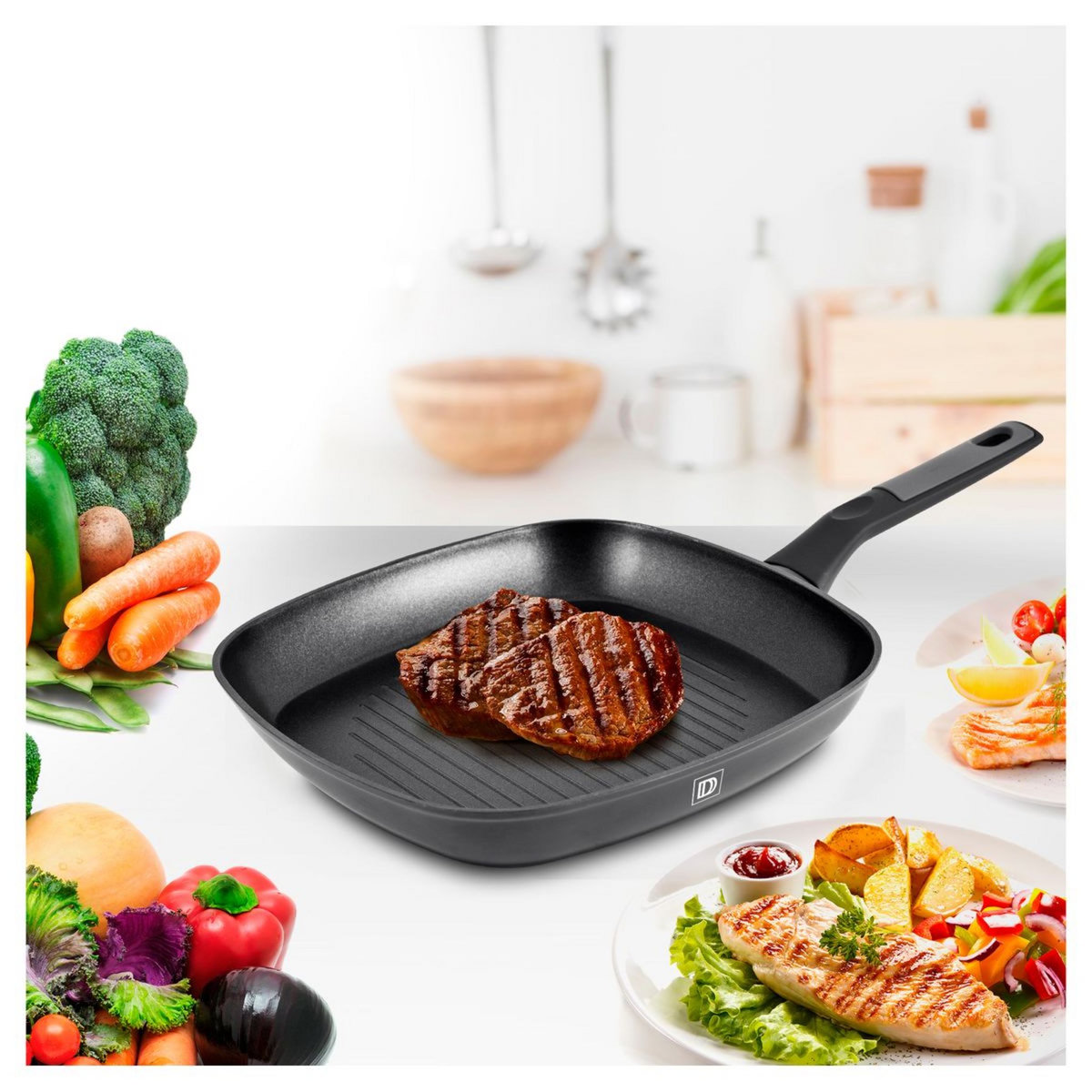 DURAND DUPONT Grill  forgé 28x28 cm