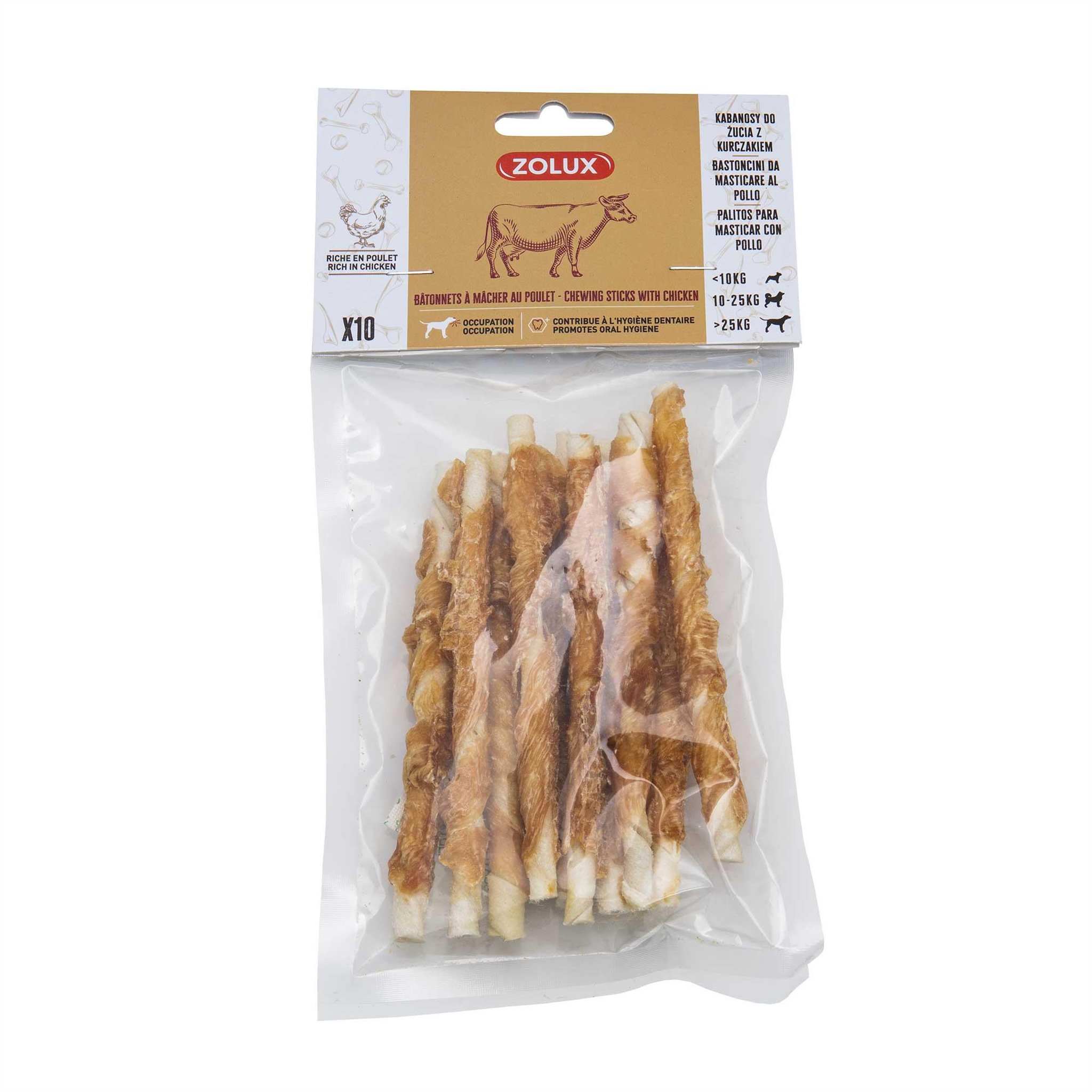 Zolux Bâtonnets à mâcher au poulet  10 pcs  - zolux
