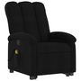 Voir la diapositive 3 : VIDAXL Fauteuil de massage inclinable Noir Tissu