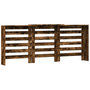 Voir la diapositive 5 : VIDAXL Cache-radiateur chene fume 205x21,5x83,5 cm bois d'ingenierie