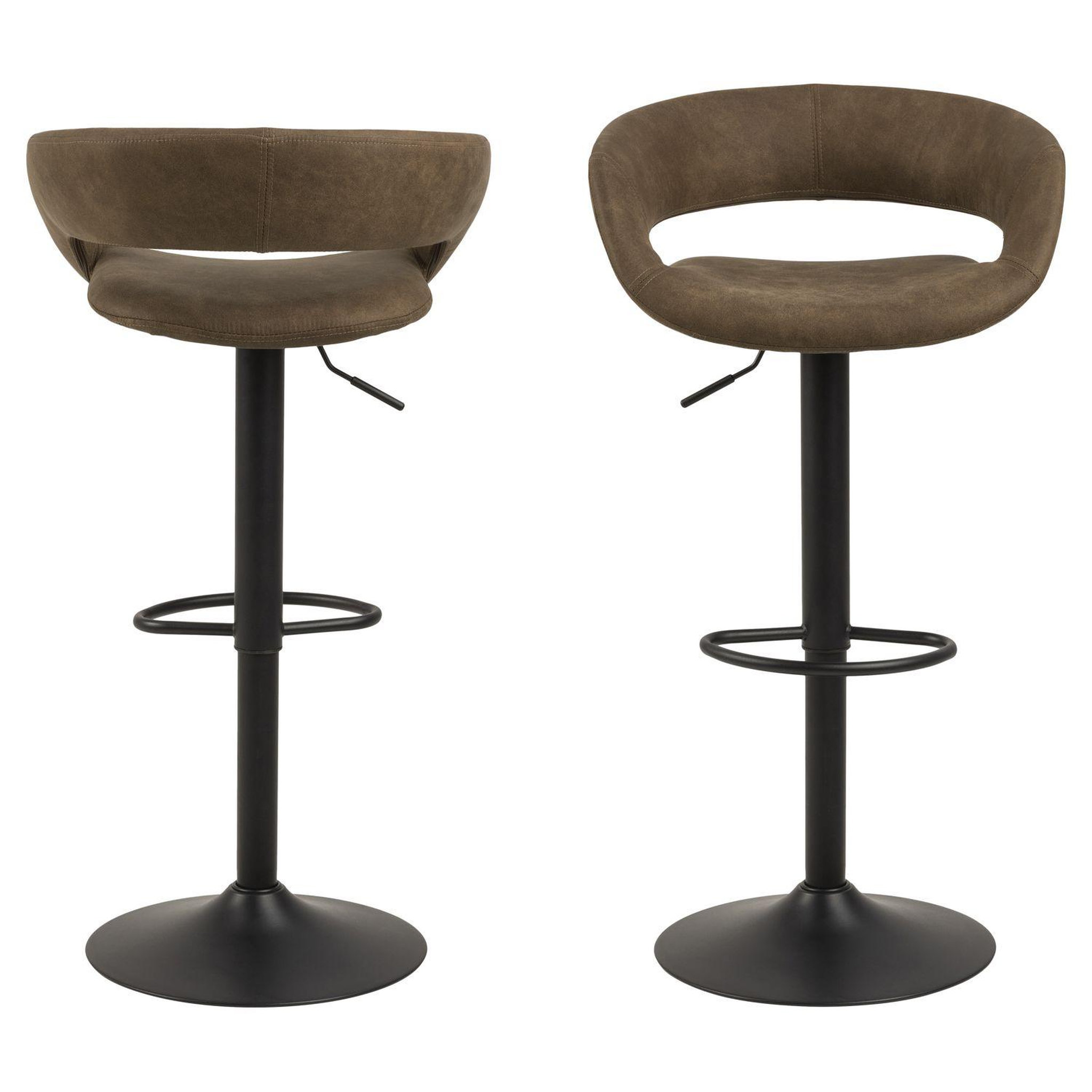 Voir la diapositive 4 : TOILINUX Lot de 2 Tabourets de bar Gracie