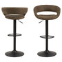 Voir la diapositive 4 : TOILINUX Lot de 2 Tabourets de bar Gracie