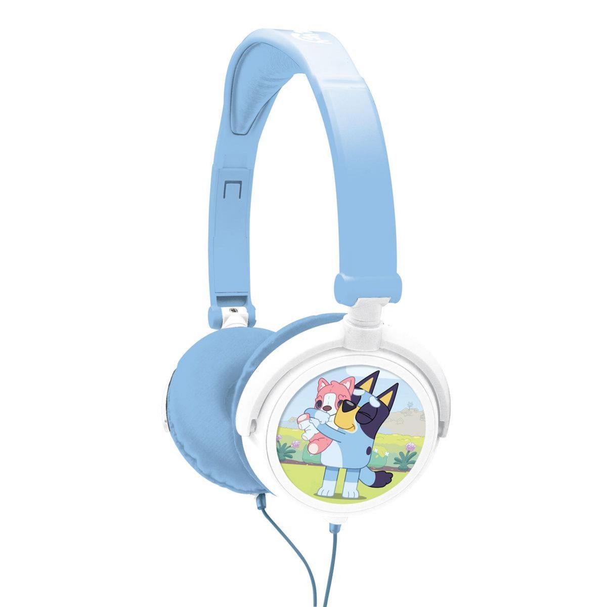 Lexibook Casque stéréo filaire pliable avec limitation de volume d'écoute Bluey