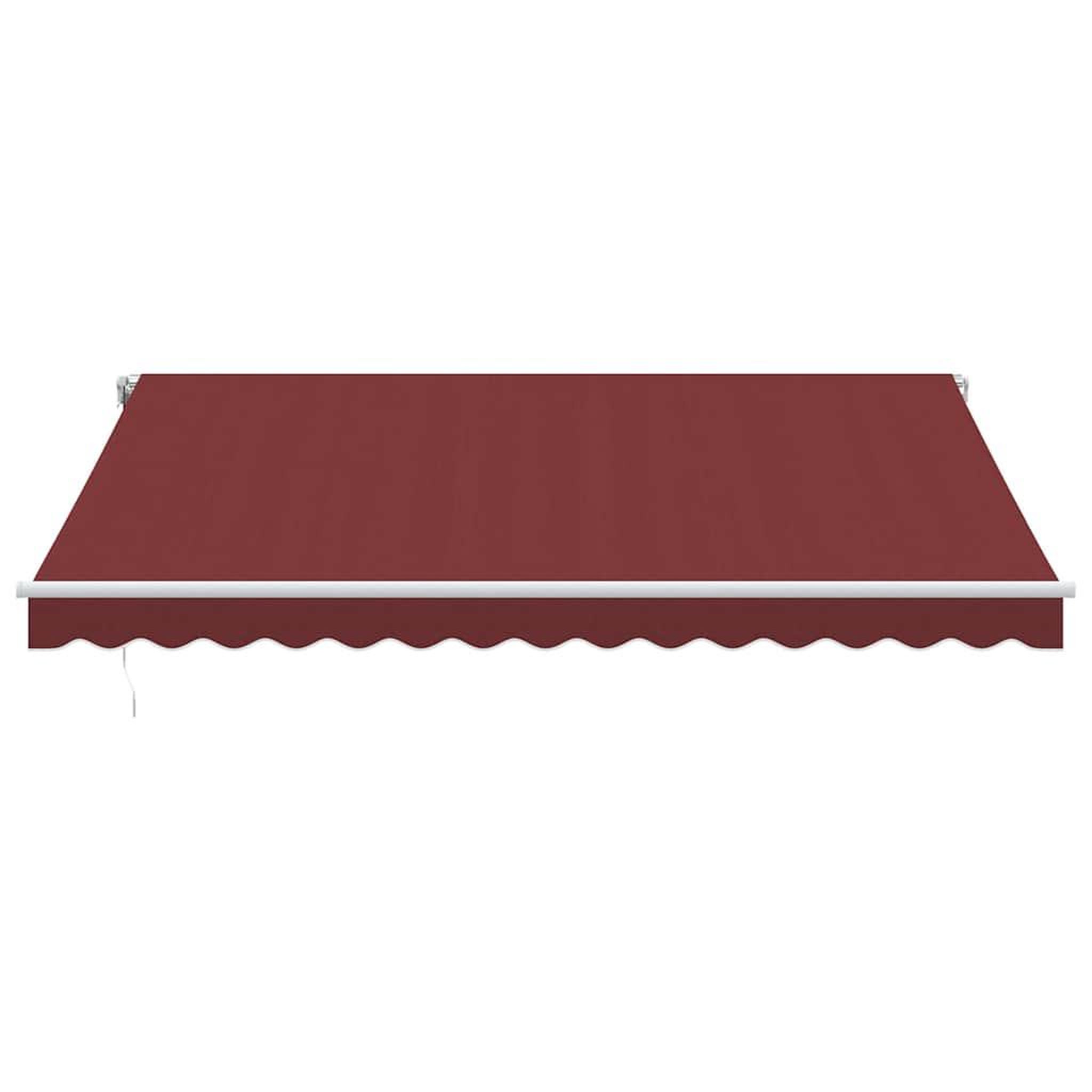 Voir la diapositive 3 : VIDAXL Auvent retractable automatique bordeaux 400x300 cm