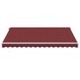 Voir la diapositive 3 : VIDAXL Auvent retractable automatique bordeaux 400x300 cm