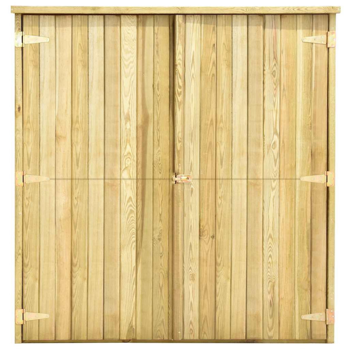 VIDAXL Abri a outils de jardin 163x50x171 cm Pinede impregnee