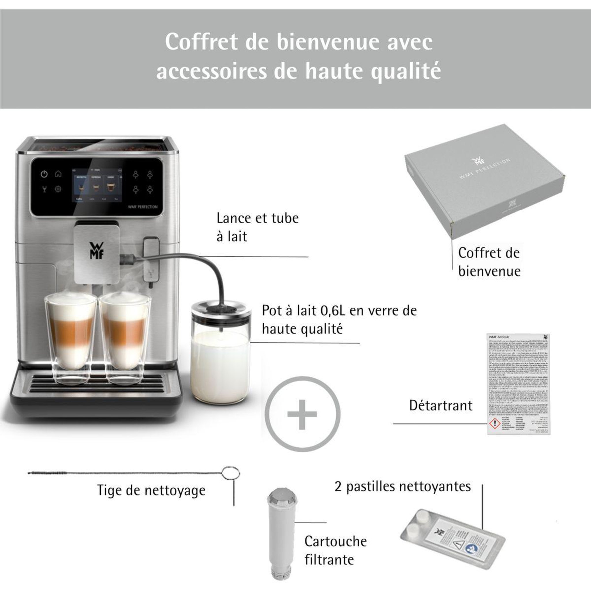 Voir la diapositive 3 : WMF Expresso Broyeur Perfection 660 CP813D10