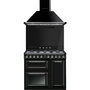 Voir la diapositive 2 : SMEG Piano de cuisson gaz TR93BL
