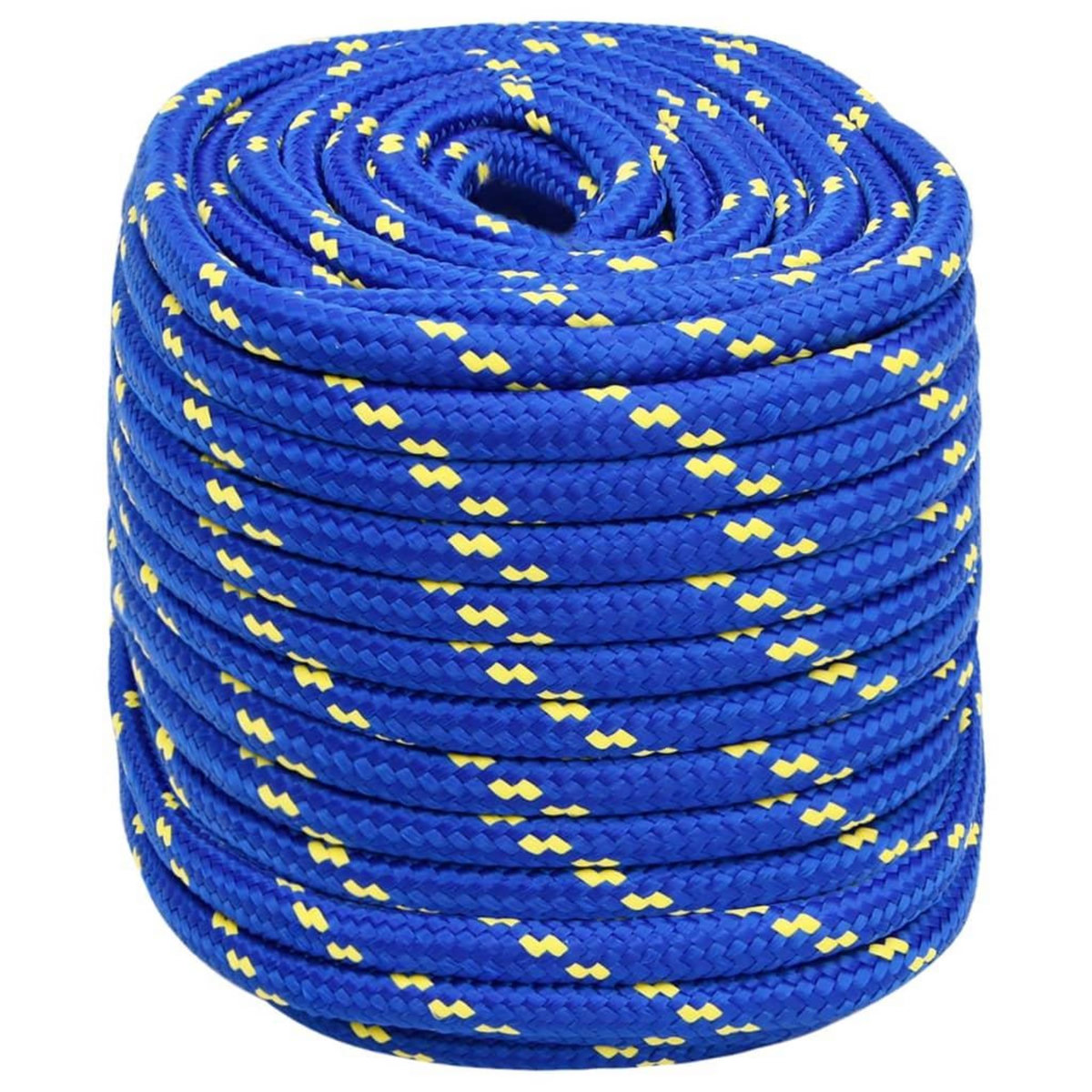 VIDAXL Corde de bateau Bleu 16 mm 100 m Polypropylene