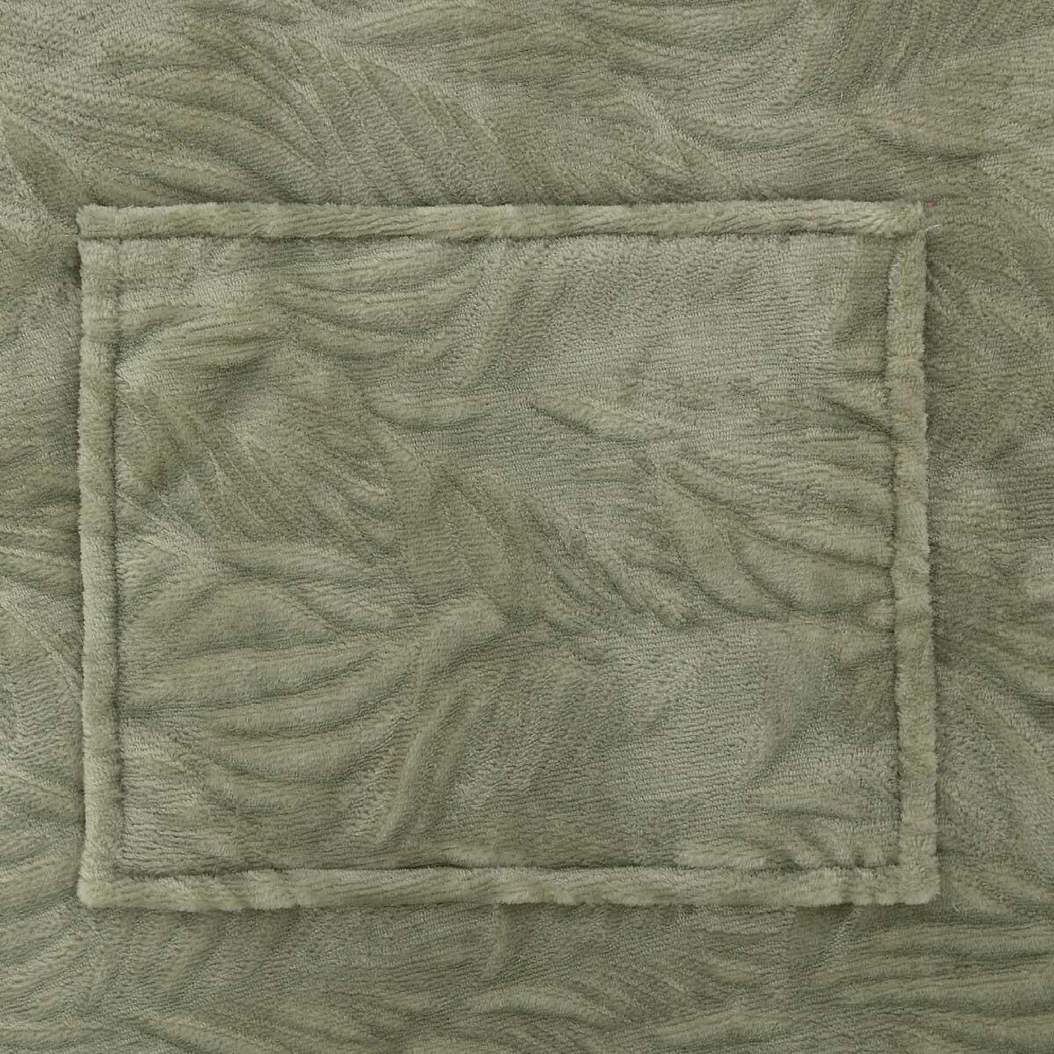 Voir la diapositive 3 : ATMOSPHERA Plaid Sweat à Capuche  Flanelle  85x118cm Vert