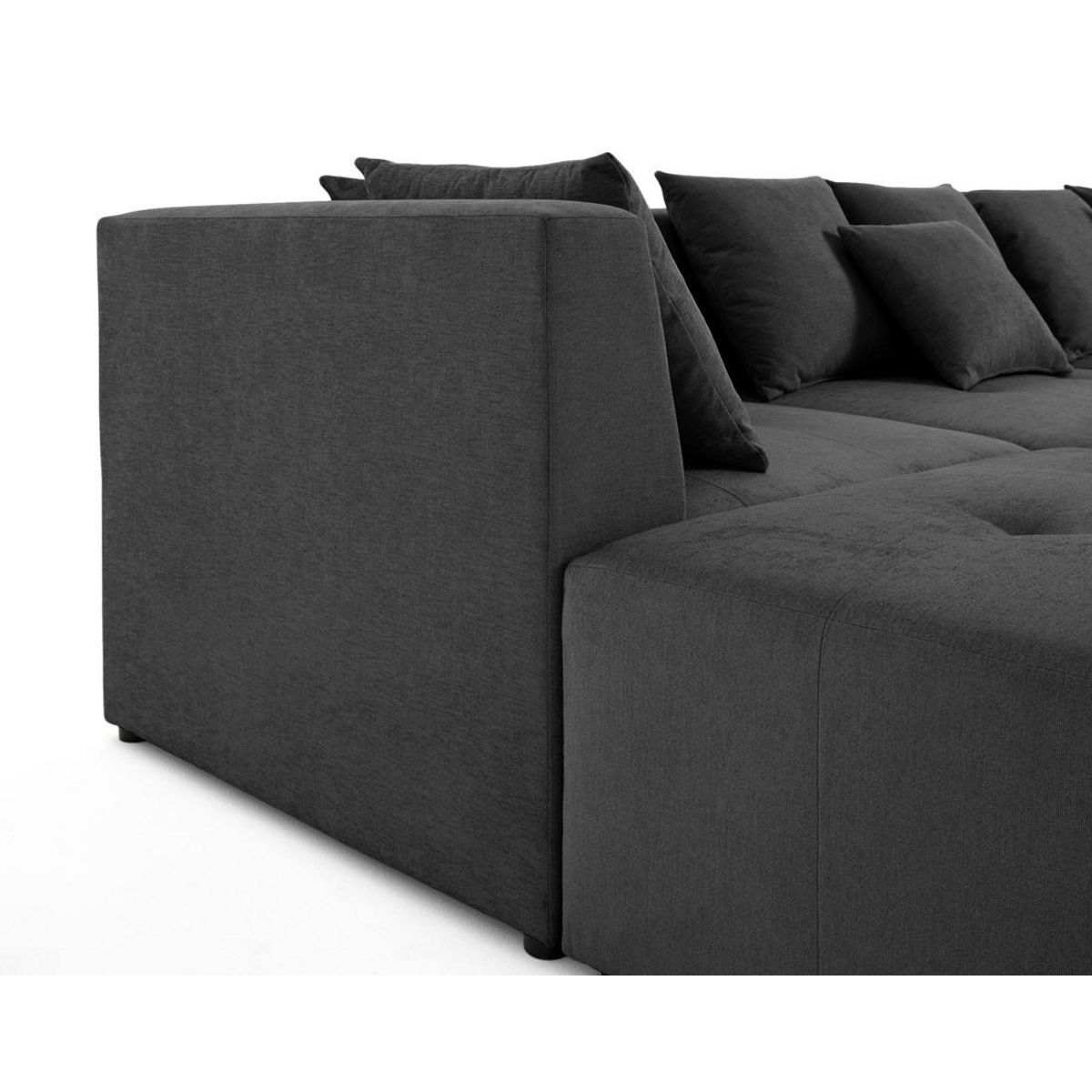 LISA DESIGN Amalfi - canapé modulable panoramique en u - 7 places - en tissu