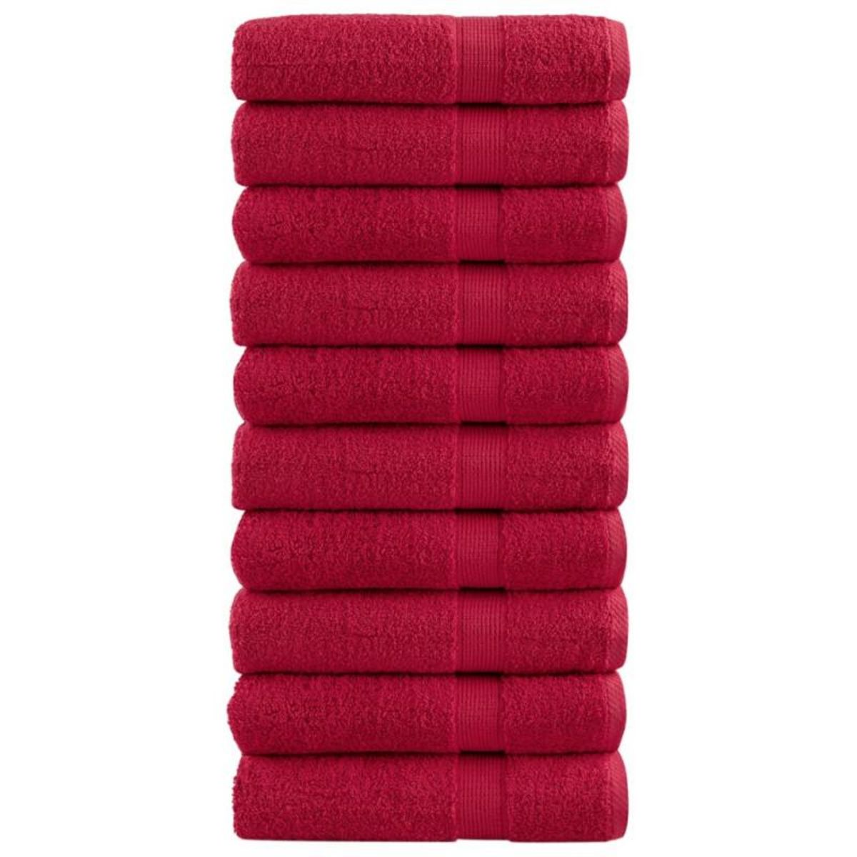 VIDAXL Serviettes de bain de qualité supérieure SOLUND 10 pcs 600g m²