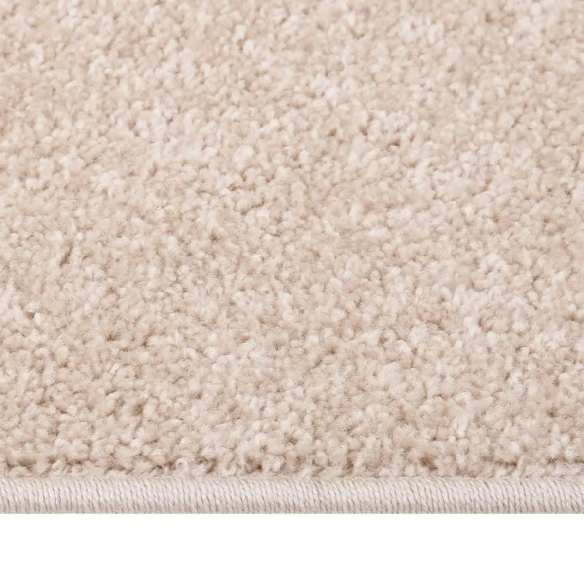 VIDAXL Tapis a poils courts 80x150 cm Beige fonce