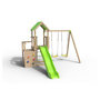Voir la diapositive 3 : trigano Aire de jeux avec toboggan - Bois - H2,20m - XPERIENCE