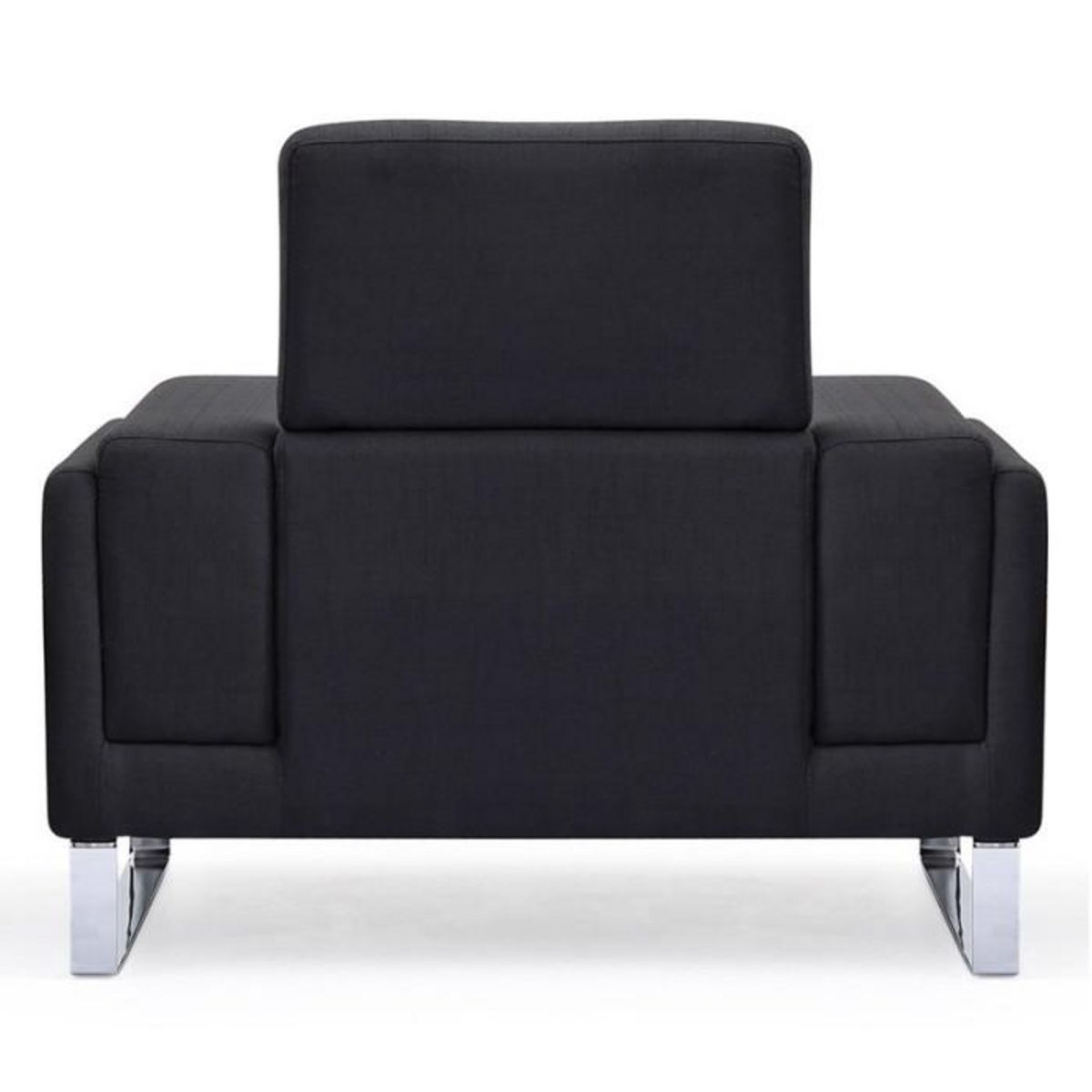 Paris Prix Fauteuil en Tissu  Ezekiel  104cm Noir