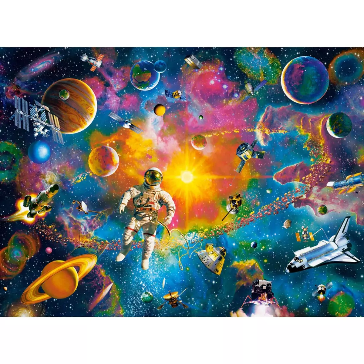 Castorland Puzzle 2000 pièces : L'homme dans l'espace