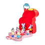 Voir la diapositive 3 : Peppa Pig Peppa Pig Peppa's Adventures Mallette Peppa, George et leurs amis, jouet préscolaire, 9 figurines avec les soeurs Zebra