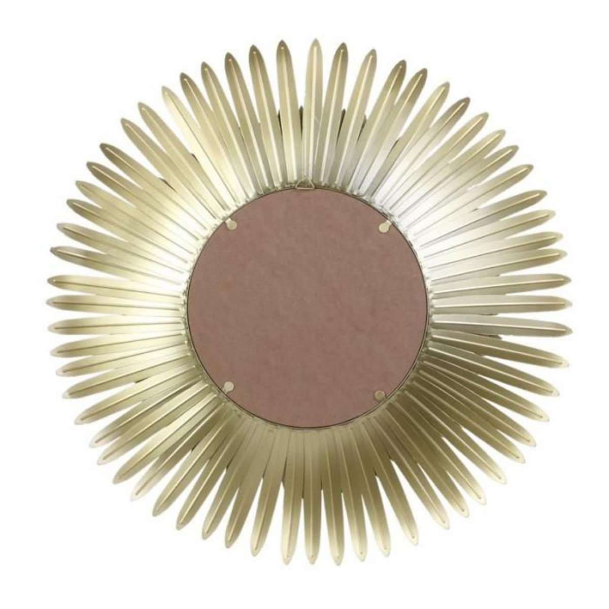 Paris Prix Miroir Mural Design  Plumes  53cm Or