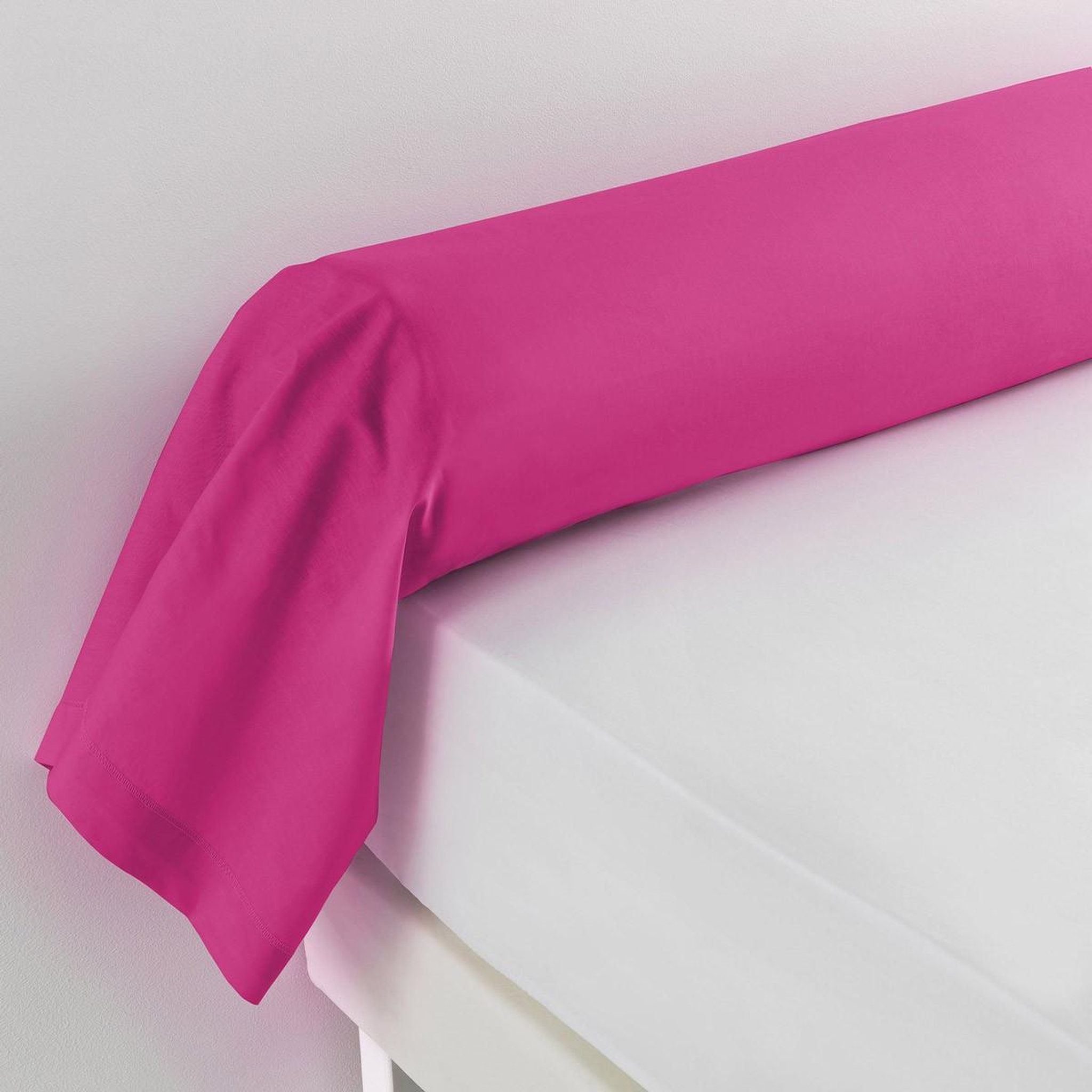 Voir la diapositive 2 : Douceur d'Intérieur Taie de traversin  lina  85x185cm bois de rose