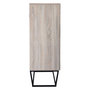 Voir la diapositive 4 : Paris Prix Commode Design 4 Tiroirs  Luena  120cm Chêne