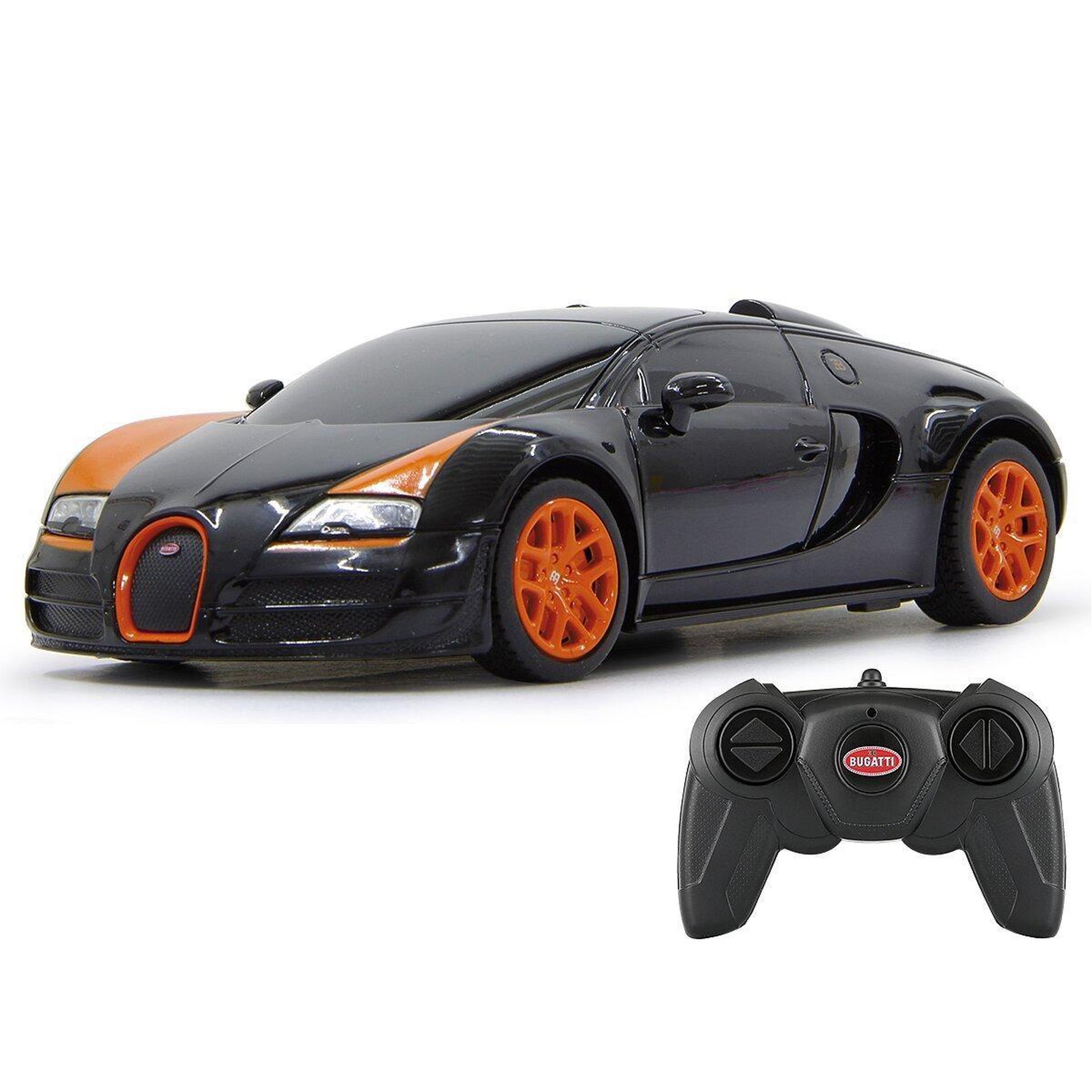 Voir la diapositive 3 : Jamara Voiture télécommandée bugatti grand sport vitesse 1:24 noir 2,4g