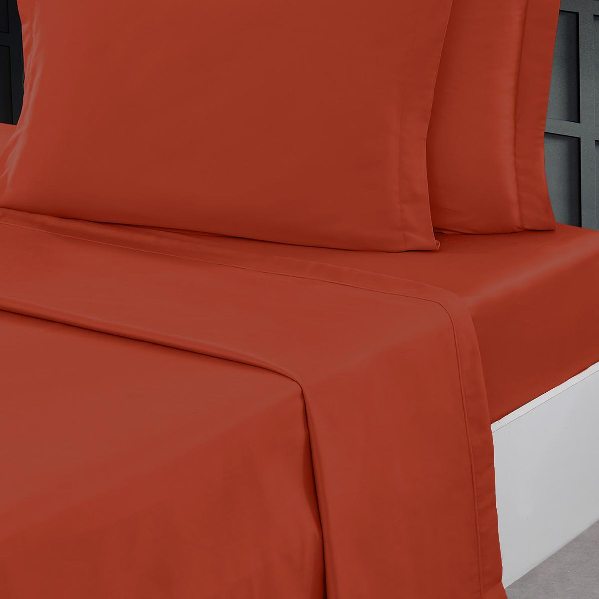 Voir la diapositive 1 : Sensei Maison Drap plat en percale de coton SOFT PERCALE