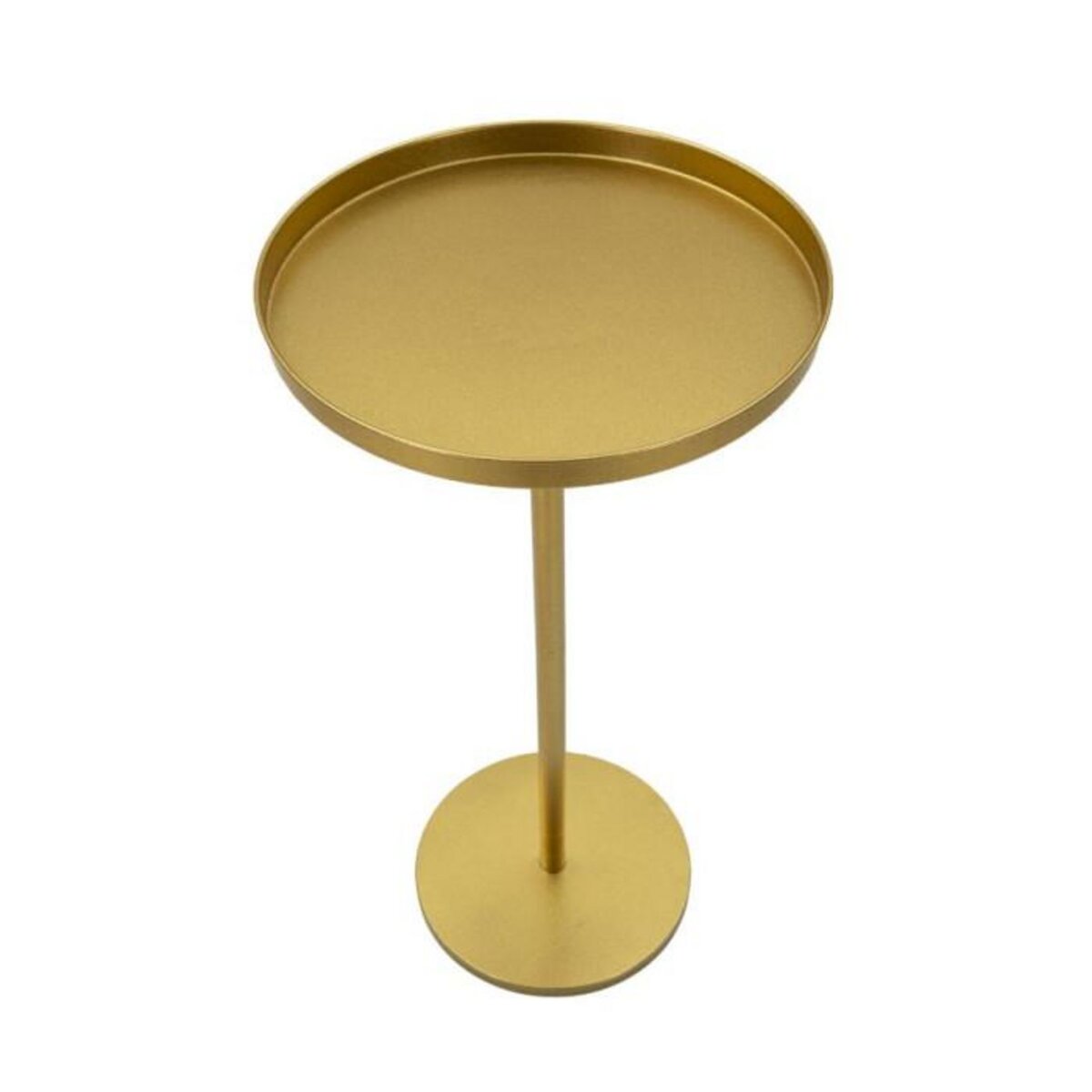 Paris Prix Table d'Appoint en Métal  Doha  80cm Or