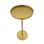 Voir la diapositive 2 : Paris Prix Table d'Appoint en Métal  Doha  80cm Or
