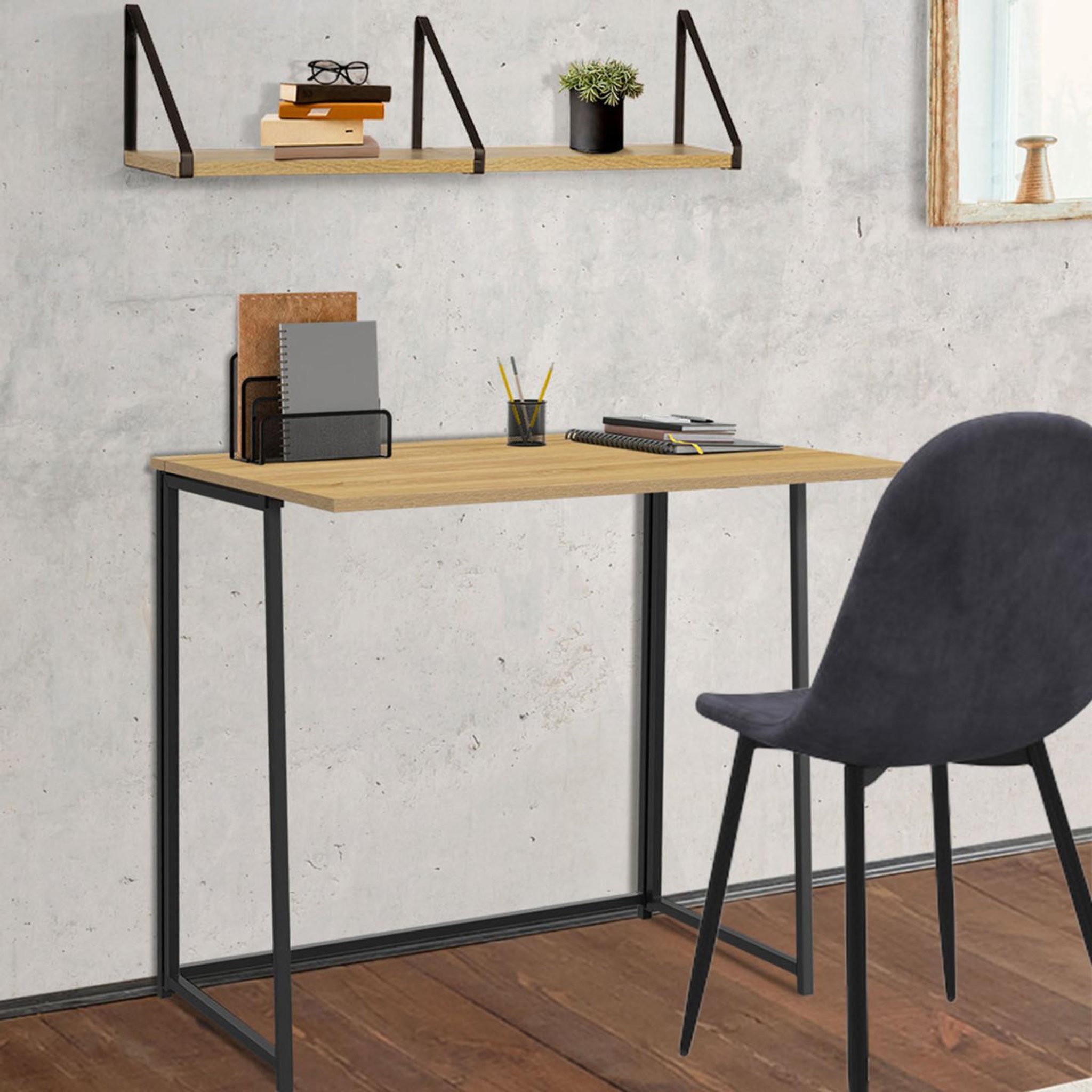 Voir la diapositive 2 : ID MARKET Bureau pliable detroit design industriel