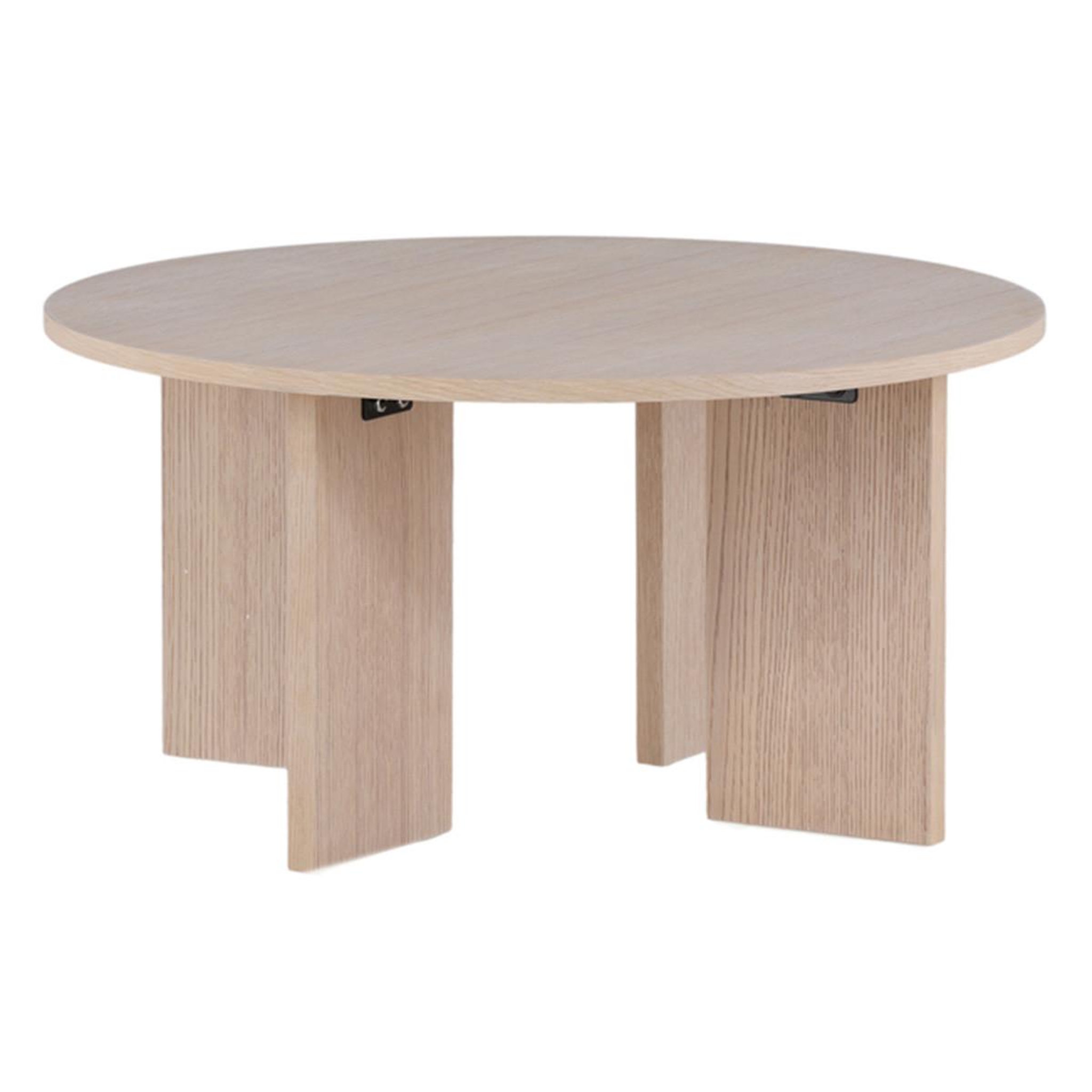 Paris Prix Table basse ronde design  askeron  80cm naturel