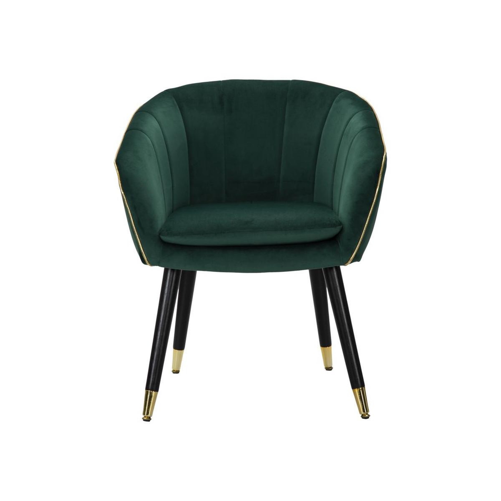 Voir la diapositive 2 : Paris Prix Fauteuil design en tissu  paris  78cm vert