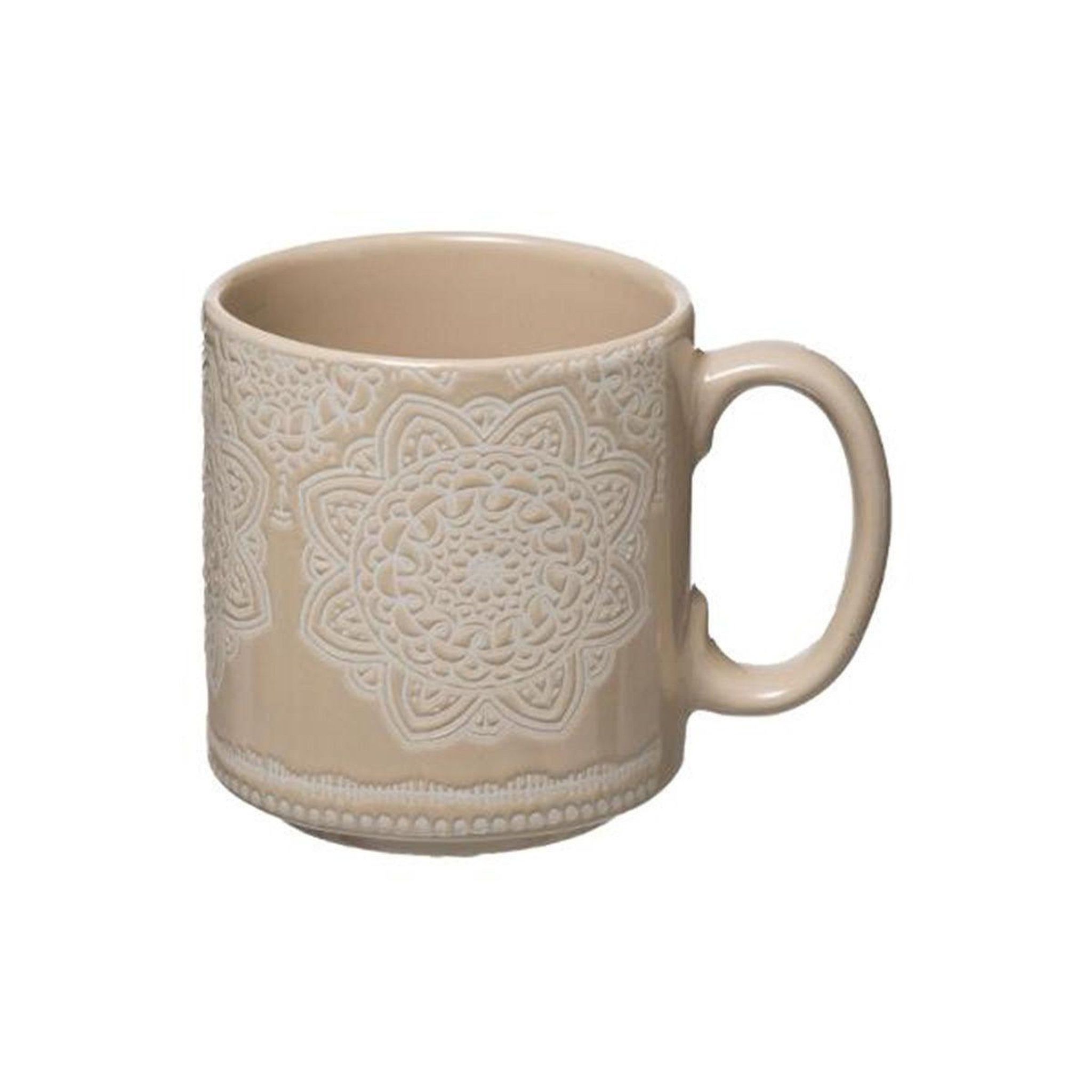 Voir la diapositive 3 : SECRET DE GOURMET Lot de 4 Mugs sur Rack  Indonésie  24cl Multicolore