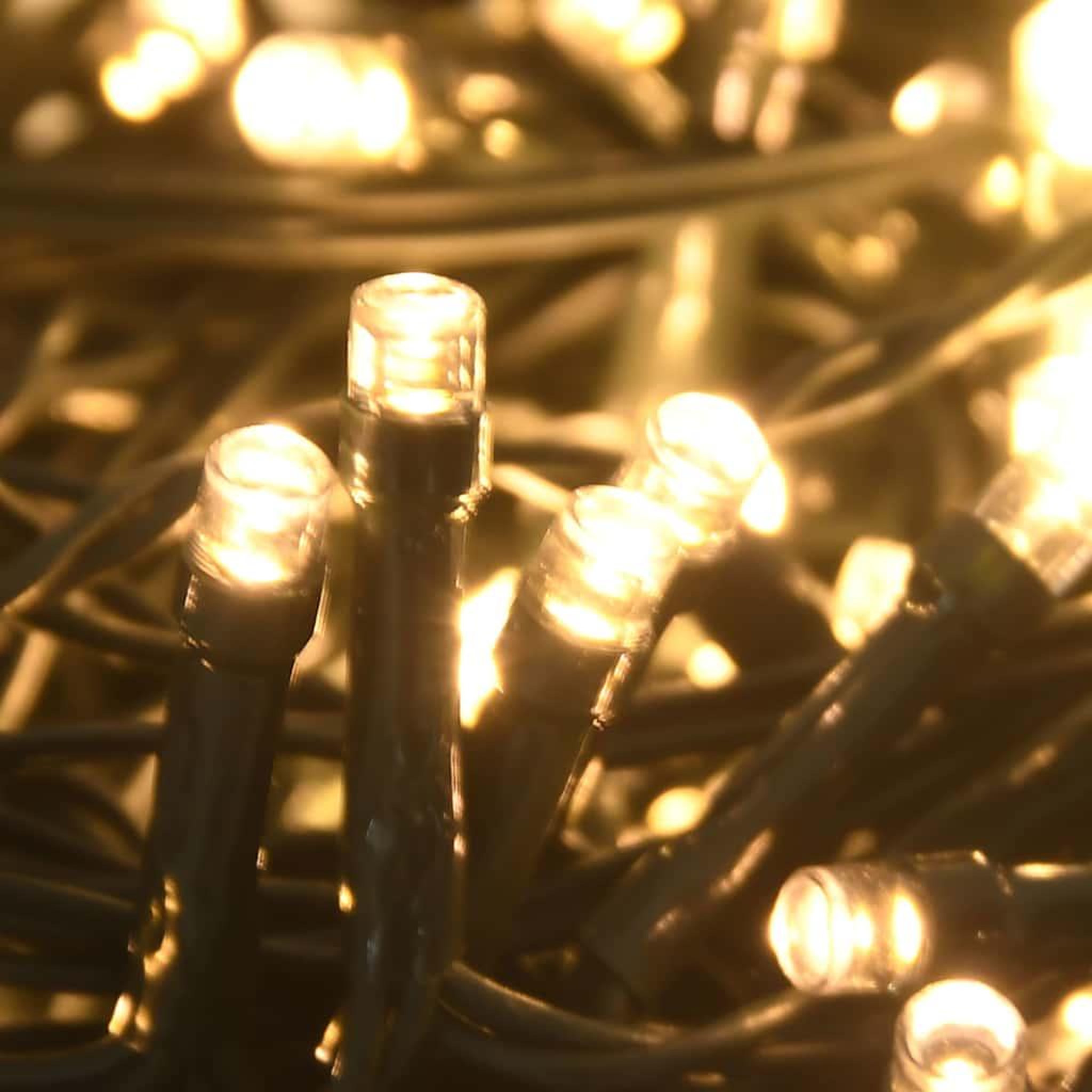 Voir la diapositive 3 : VIDAXL Set de boules de noël avec pic et 300 led 120pcs dore et bronze