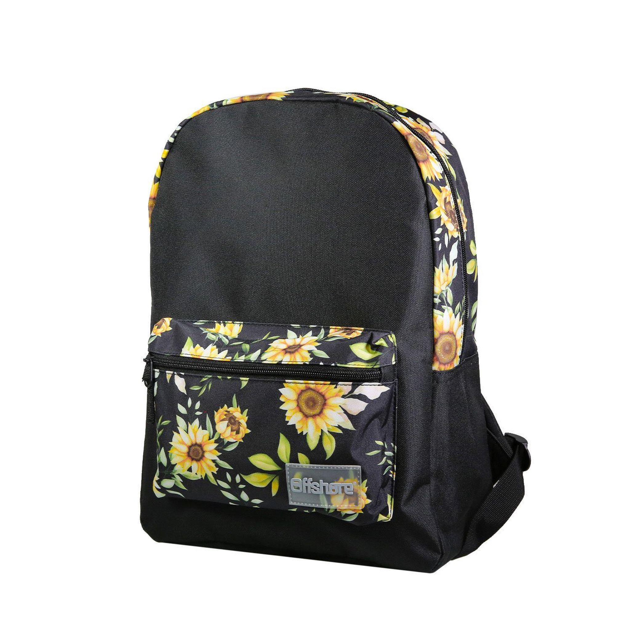 Voir la diapositive 2 : Bagtrotter BAGTROTTER Sac à dos 1 compartiment Offshore Noir Tournesols