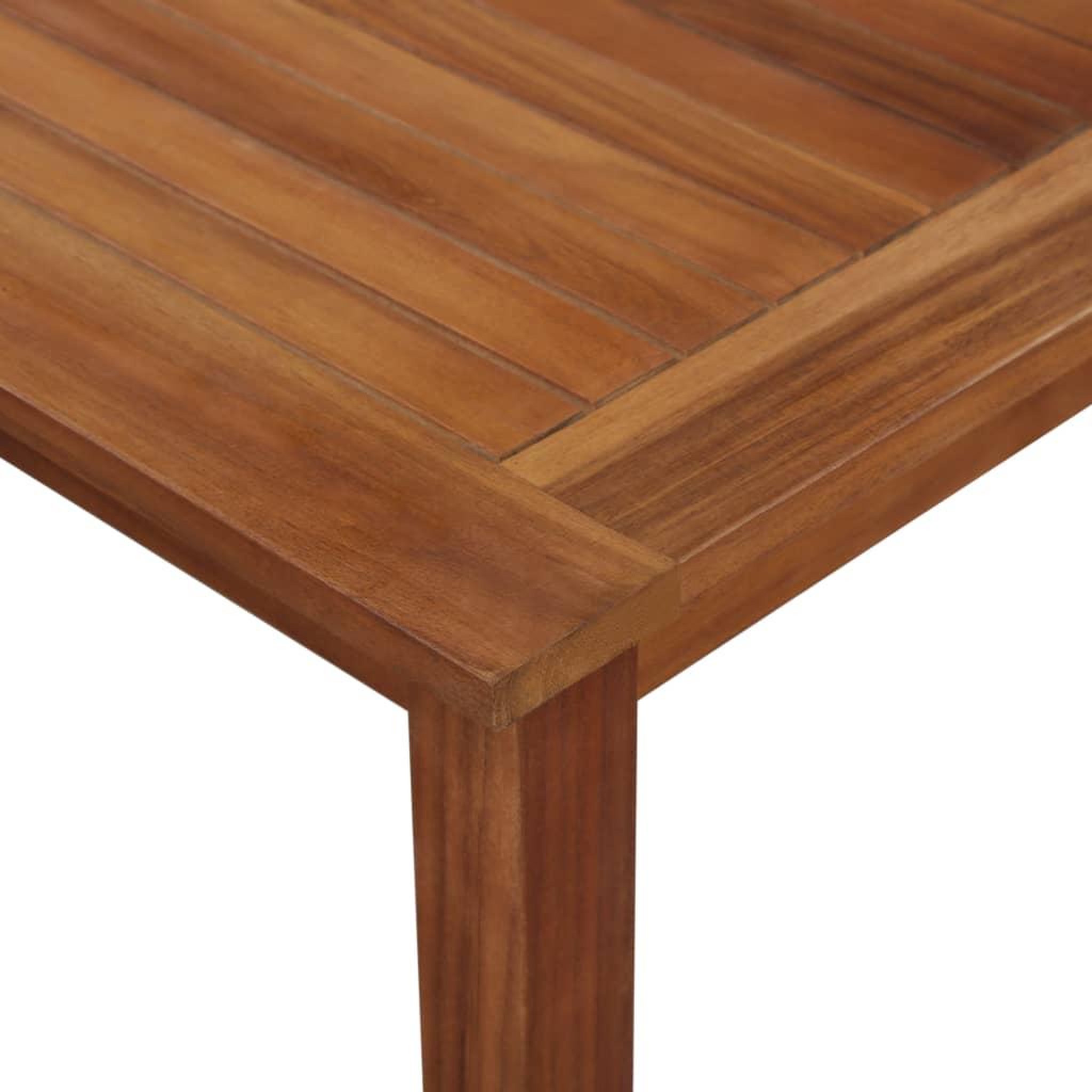 Voir la diapositive 3 : VIDAXL Table de jardin 150x90x74 cm Bois d'acacia massif