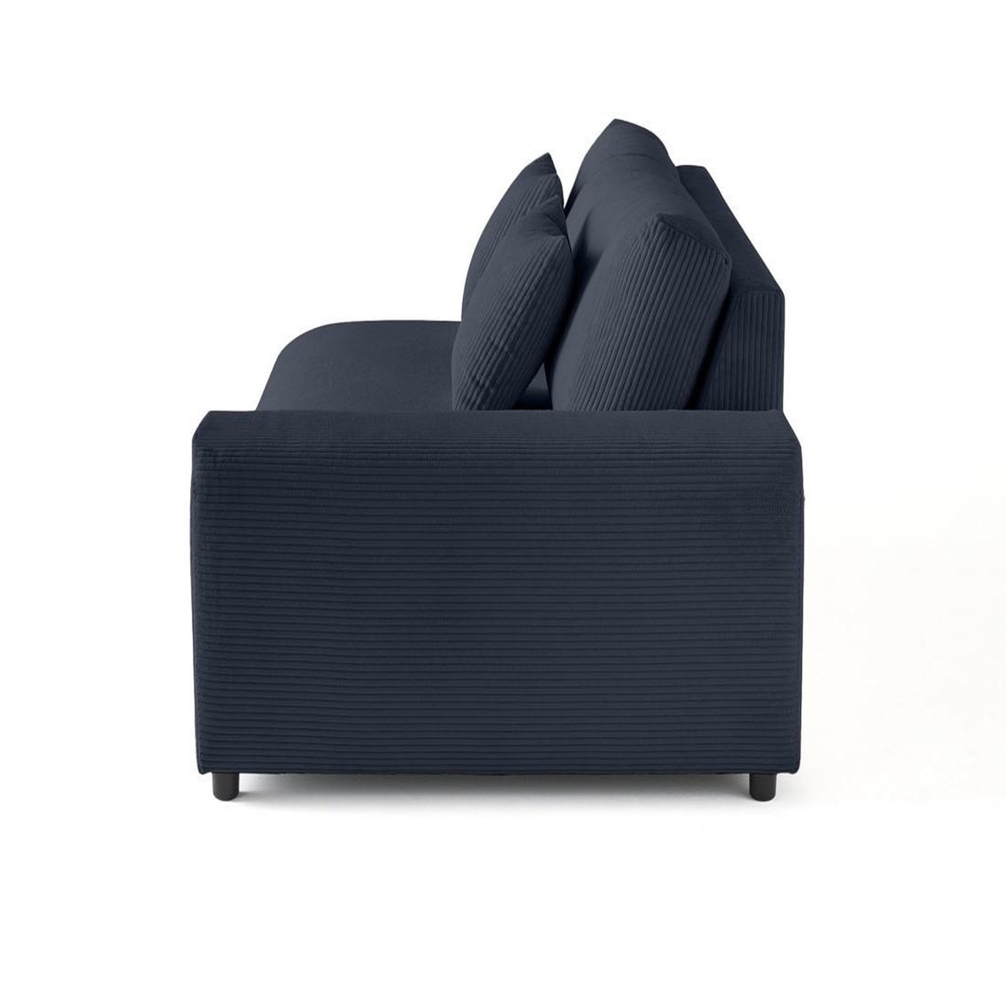 Voir la diapositive 3 : LISA DESIGN Garance - module d'assise 3 places avec accoudoir droit - en velours côtelé