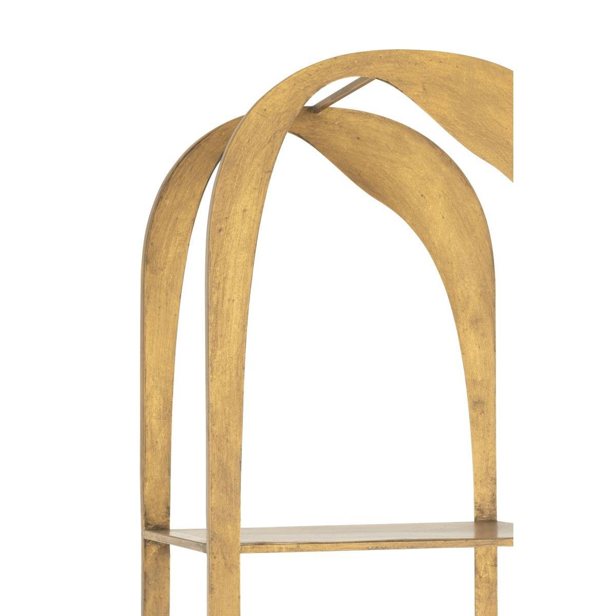 Voir la diapositive 4 : Paris Prix Étagère design en métal  var  200cm doré