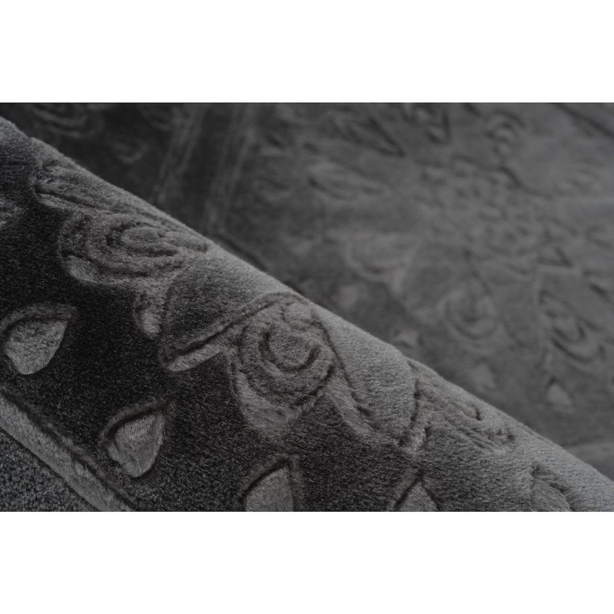 Paris Prix Tapis Moderne Fait Main  Monroe II  Anthracite