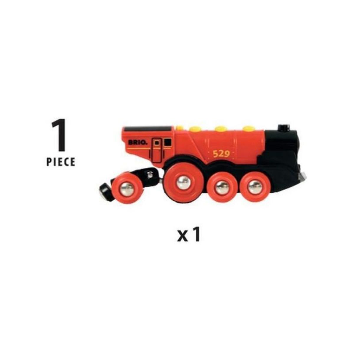 Brio 33592 Locomotive Rouge Puissante a Piles